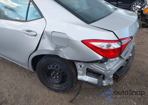 2016 Toyota Corolla Le z USA, uszkodzony, nr VIN 2T1BURHE5GC639220